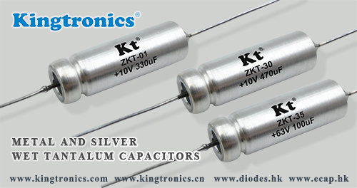 Kt Kingtronics Silver and Metal Axial Wet Tantalum Capacitors—Tantalum Series – ZKT