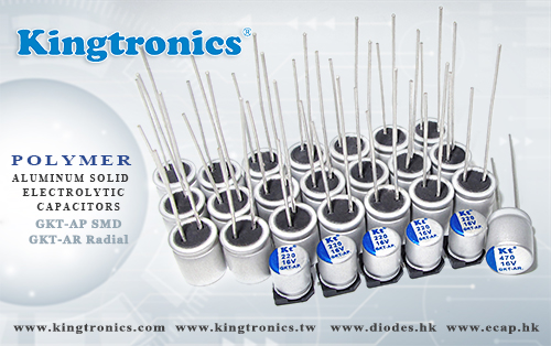 Characteristics & Applications of Kingtronics Polymer Aluminum Solid Electrolytic Capacitors