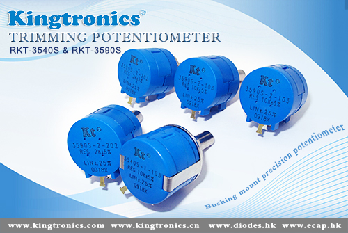Kingtronics-Characteristics of Kingtronics Trimming Potentiometer RKT 3540S & 3590S
